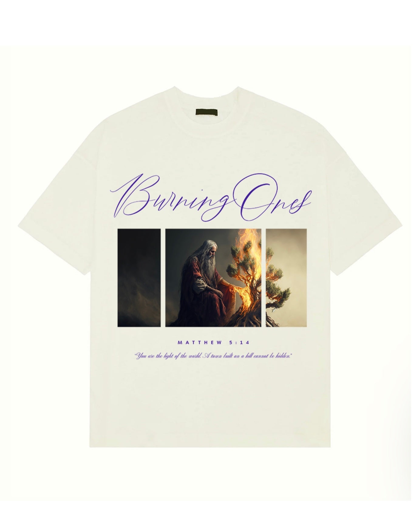 White Burning Ones Tee